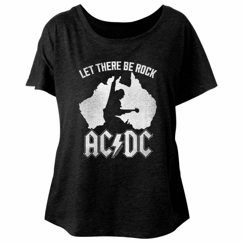 Acdc Australia Black Junior Womens Dolman T Shirt
